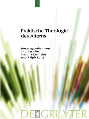cover image of Praktische Theologie des Alterns
